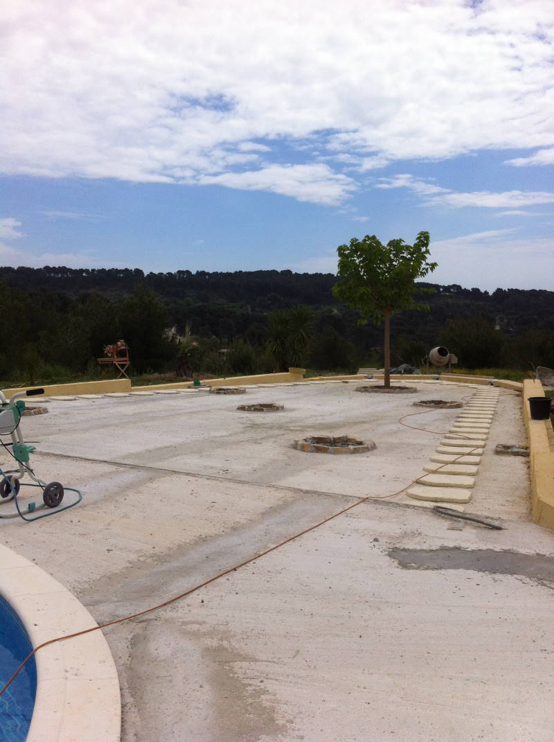 maçon construction terrasse